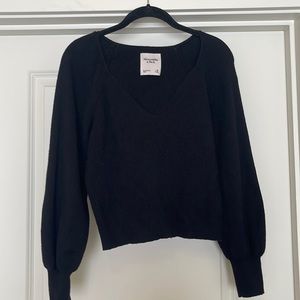 Abercrombie & Fitch Puff Sleeve Sweater
